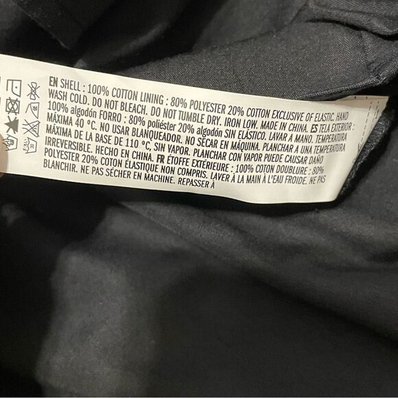 NWT ENGLISH FACTORY Plunge Smocked Cotton Floral Mini Dress Yellow Black Blue XS - Picture 16 of 16